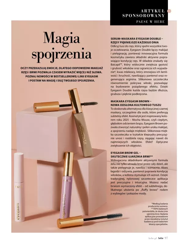 Hebe - gazetka promocyjna Magazyn od piątku 09.05 do poniedziałku 30.06 - strona 97