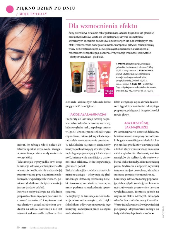 Hebe - gazetka promocyjna Magazyn od piątku 09.05 do poniedziałku 30.06 - strona 30