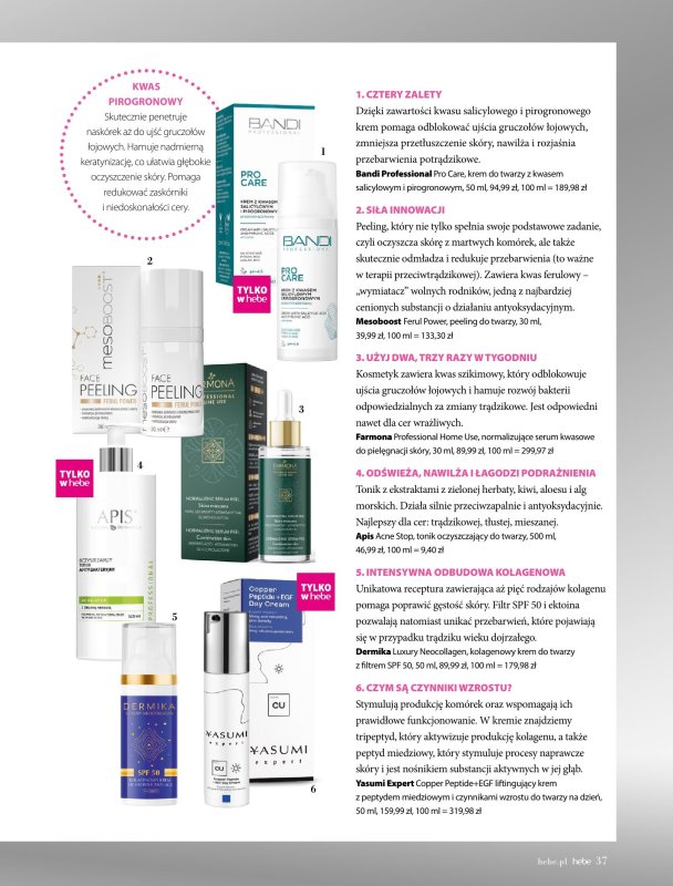 Hebe - gazetka promocyjna Magazyn od piątku 09.05 do poniedziałku 30.06 - strona 37
