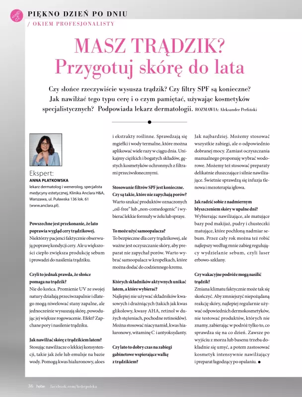 Hebe - gazetka promocyjna Magazyn od piątku 09.05 do poniedziałku 30.06 - strona 36