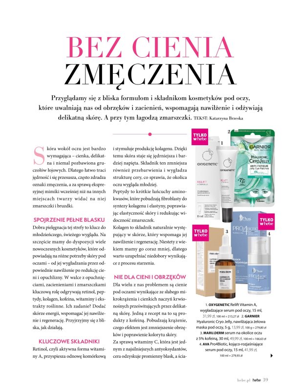 Hebe - gazetka promocyjna Magazyn od piątku 09.05 do poniedziałku 30.06 - strona 39