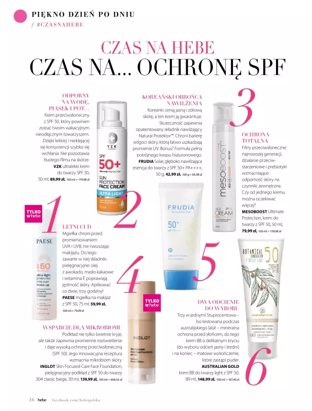Hebe - gazetka promocyjna Magazyn od piątku 09.05 do poniedziałku 30.06 - strona 16