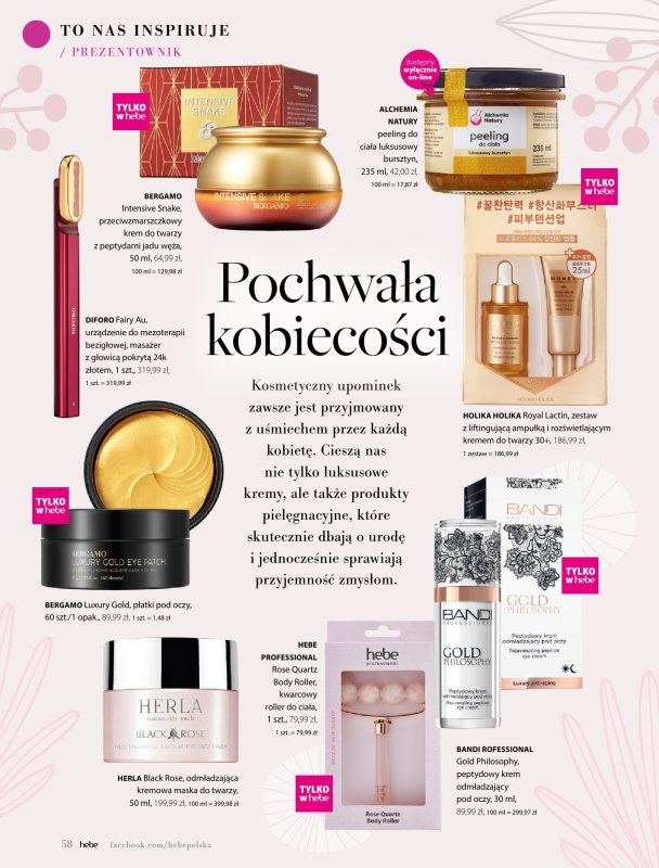Hebe - gazetka promocyjna Magazyn od piątku 09.05 do poniedziałku 30.06 - strona 58