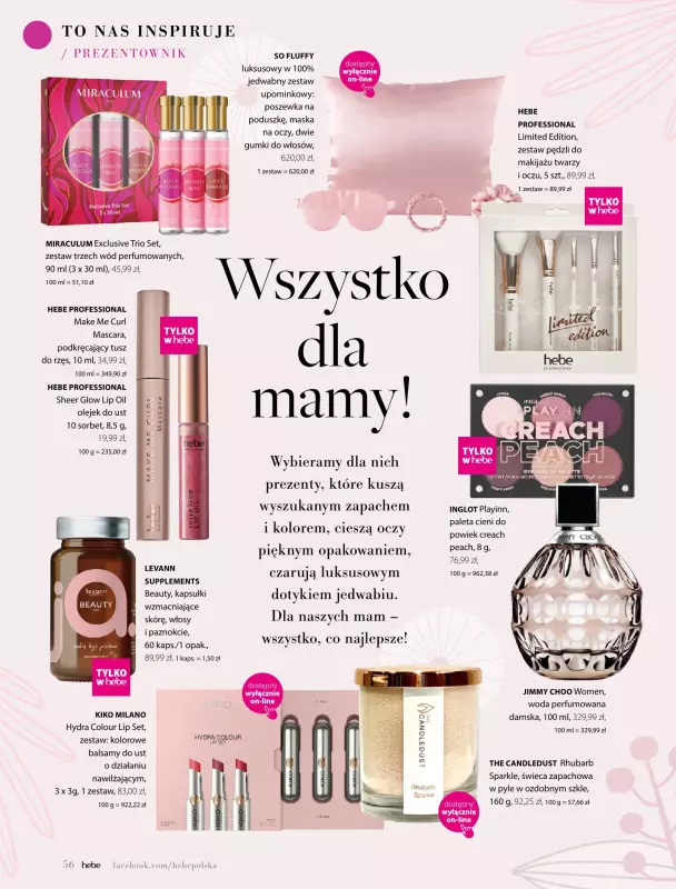 Hebe - gazetka promocyjna Magazyn od piątku 09.05 do poniedziałku 30.06 - strona 56