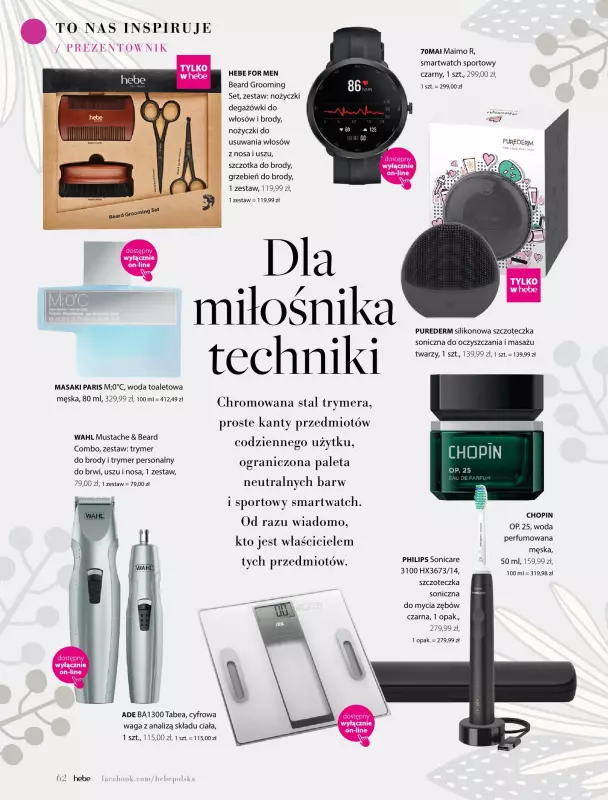 Hebe - gazetka promocyjna Magazyn od piątku 09.05 do poniedziałku 30.06 - strona 62
