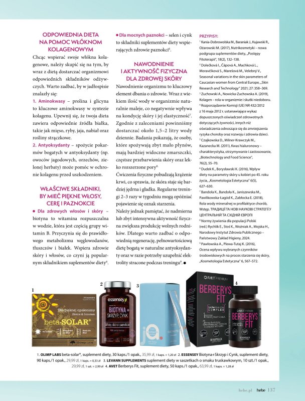 Hebe - gazetka promocyjna Magazyn od piątku 09.05 do poniedziałku 30.06 - strona 137