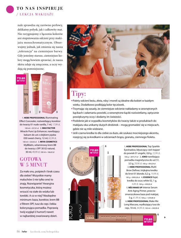 Hebe - gazetka promocyjna Magazyn od piątku 09.05 do poniedziałku 30.06 - strona 86