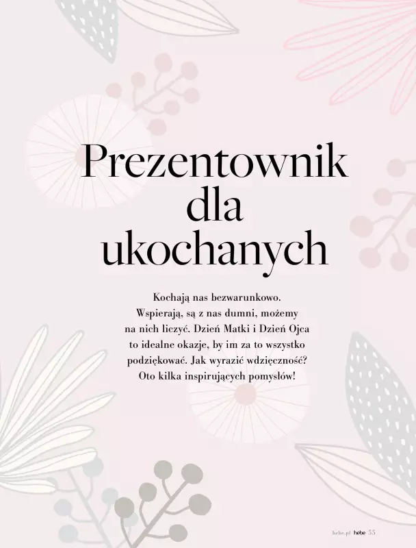 Hebe - gazetka promocyjna Magazyn od piątku 09.05 do poniedziałku 30.06 - strona 55