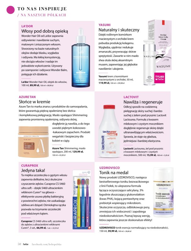 Hebe - gazetka promocyjna Magazyn od piątku 09.05 do poniedziałku 30.06 - strona 50