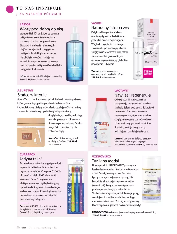 Hebe - gazetka promocyjna Magazyn od piątku 09.05 do poniedziałku 30.06 - strona 50