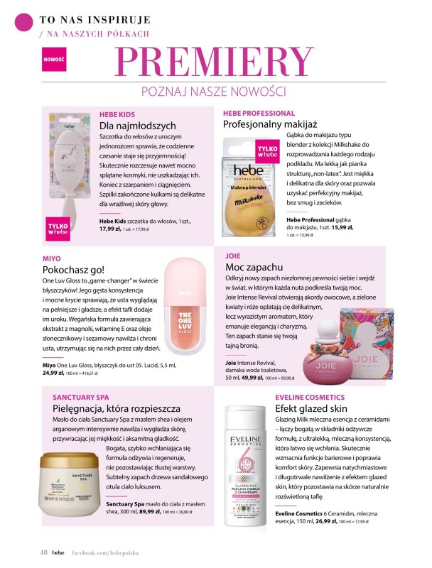 Hebe - gazetka promocyjna Magazyn od piątku 09.05 do poniedziałku 30.06 - strona 48