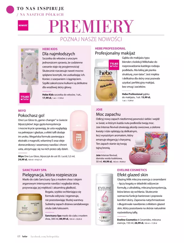 Hebe - gazetka promocyjna Magazyn od piątku 09.05 do poniedziałku 30.06 - strona 48