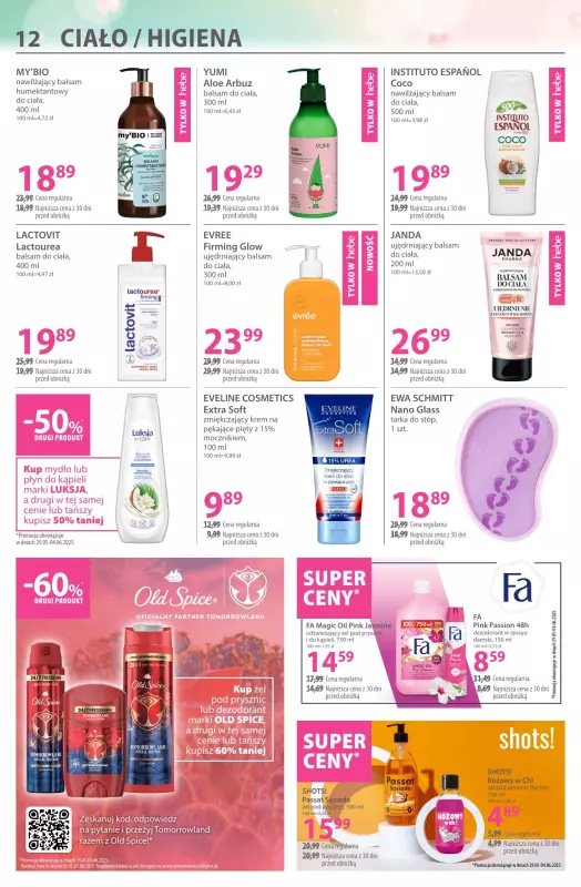 Hebe - gazetka promocyjna Gazetka od czwartku 22.05 do środy 04.06 - strona 12
