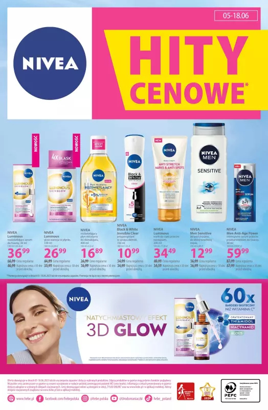 Hebe - gazetka promocyjna Gazetka od czwartku 05.06 do środy 18.06 - strona 22