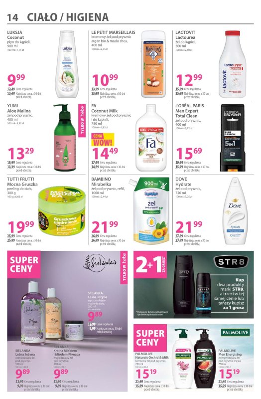 Hebe - gazetka promocyjna Gazetka od czwartku 05.06 do środy 18.06 - strona 14