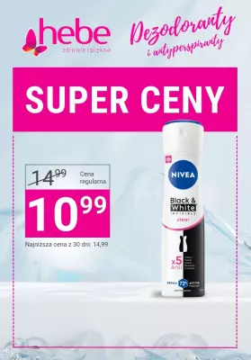 Hebe - gazetka promocyjna Dezodoranty i antyperspiranty na promocji! od czwartku 05.06 do środy 18.06