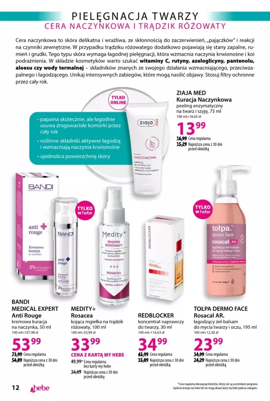 Hebe - gazetka promocyjna Katalog od poniedziałku 23.06 do czwartku 31.07 - strona 12