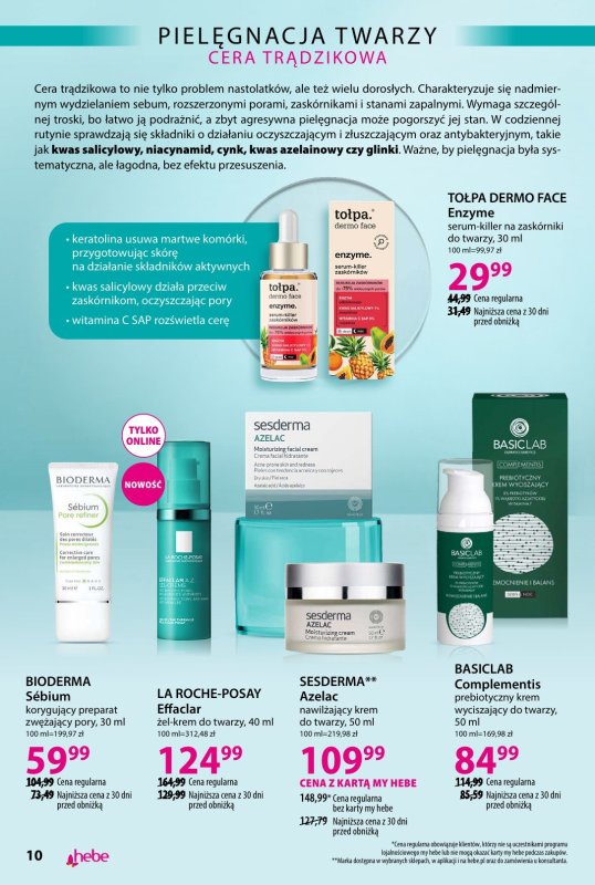 Hebe - gazetka promocyjna Katalog od poniedziałku 23.06 do czwartku 31.07 - strona 10