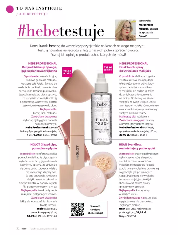Hebe - gazetka promocyjna Magazyn od wtorku 01.07 do niedzieli 31.08 - strona 82