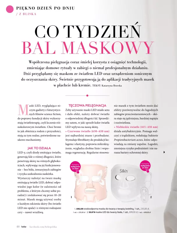 Hebe - gazetka promocyjna Magazyn od wtorku 01.07 do niedzieli 31.08 - strona 40