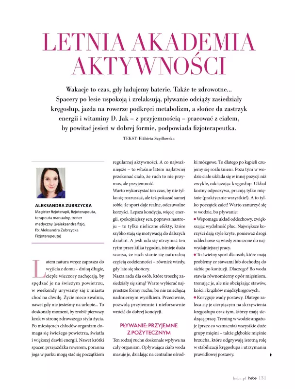 Hebe - gazetka promocyjna Magazyn od wtorku 01.07 do niedzieli 31.08 - strona 131