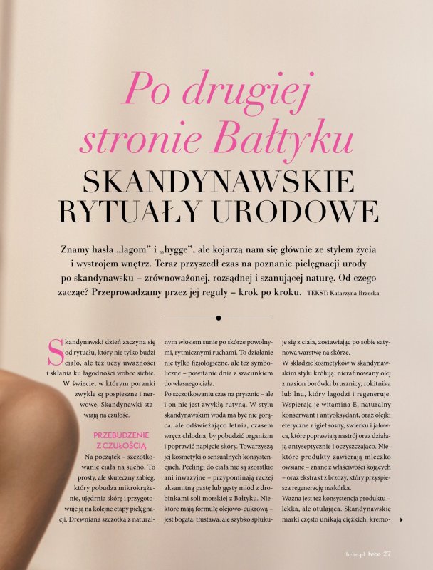 Hebe - gazetka promocyjna Magazyn od wtorku 01.07 do niedzieli 31.08 - strona 27