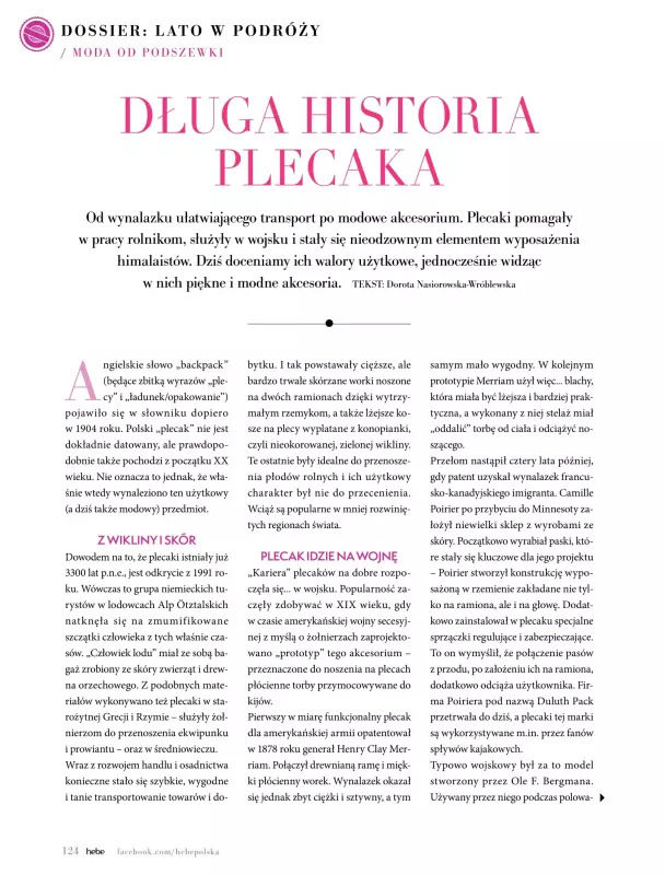 Hebe - gazetka promocyjna Magazyn od wtorku 01.07 do niedzieli 31.08 - strona 124