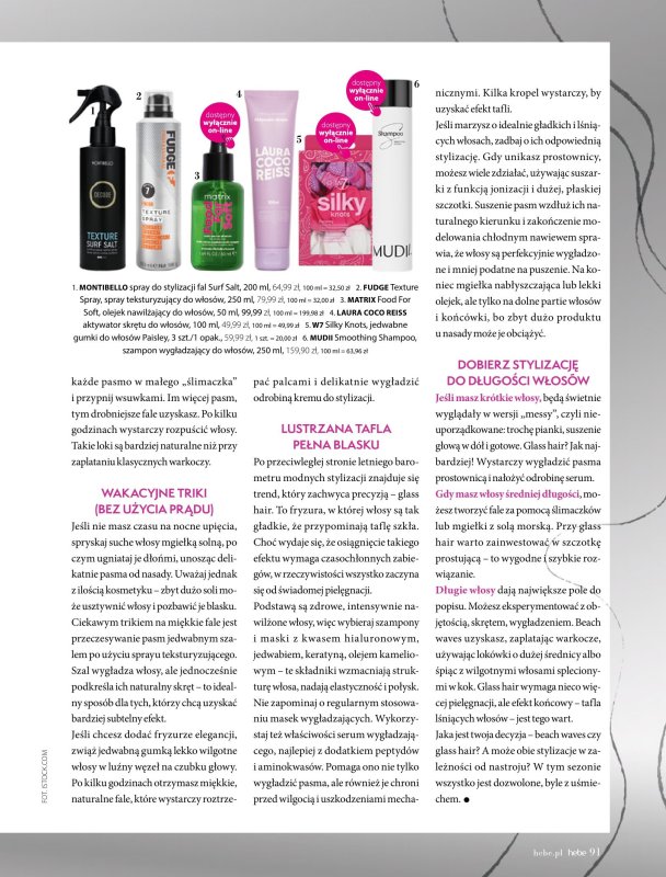 Hebe - gazetka promocyjna Magazyn od wtorku 01.07 do niedzieli 31.08 - strona 91