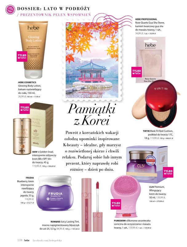 Hebe - gazetka promocyjna Magazyn od wtorku 01.07 do niedzieli 31.08 - strona 110