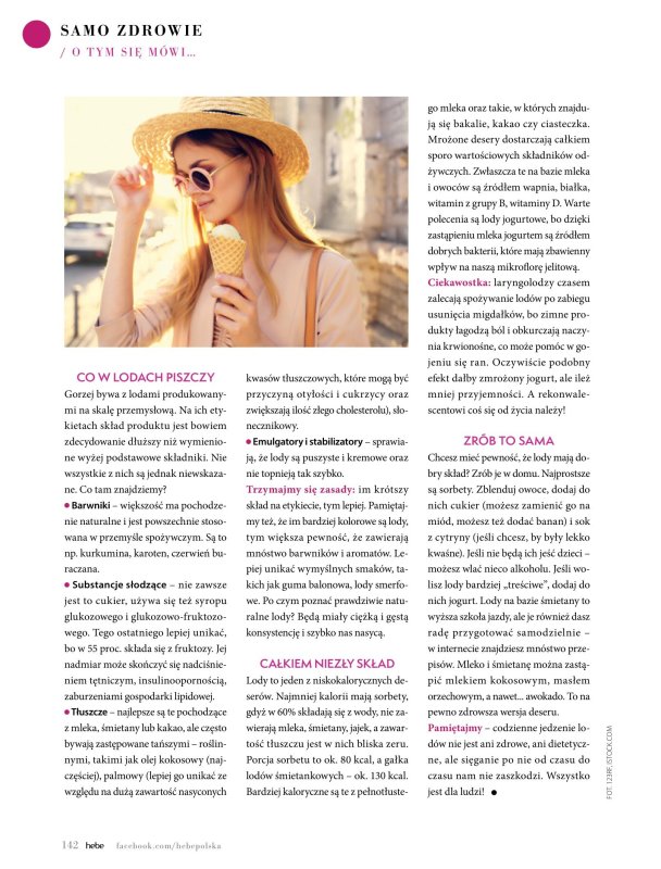 Hebe - gazetka promocyjna Magazyn od wtorku 01.07 do niedzieli 31.08 - strona 142