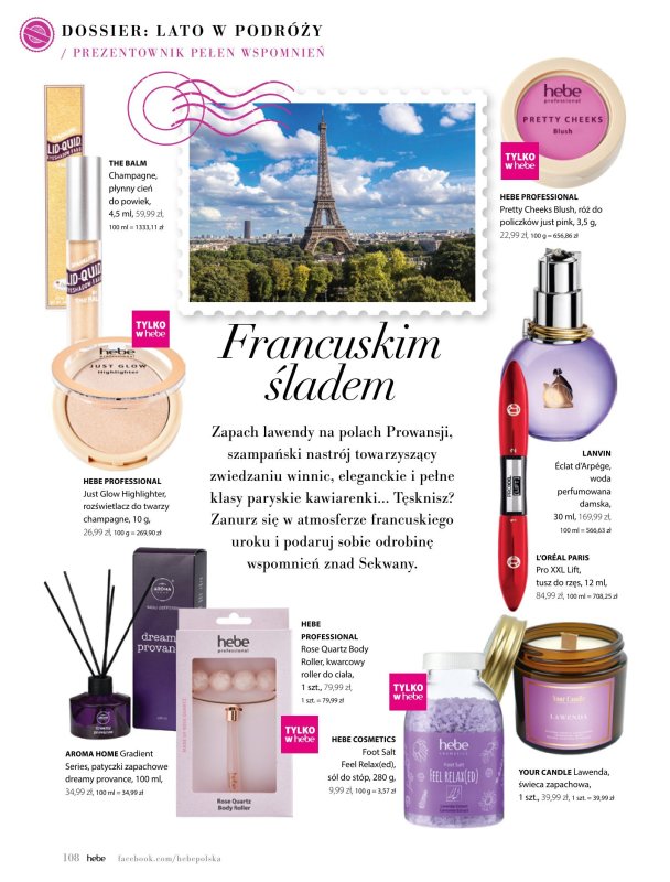 Hebe - gazetka promocyjna Magazyn od wtorku 01.07 do niedzieli 31.08 - strona 108