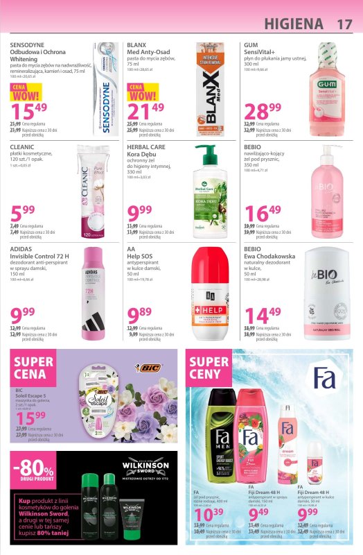 Hebe - gazetka promocyjna Gazetka od poniedziałku 07.07 do wtorku 22.07 - strona 17