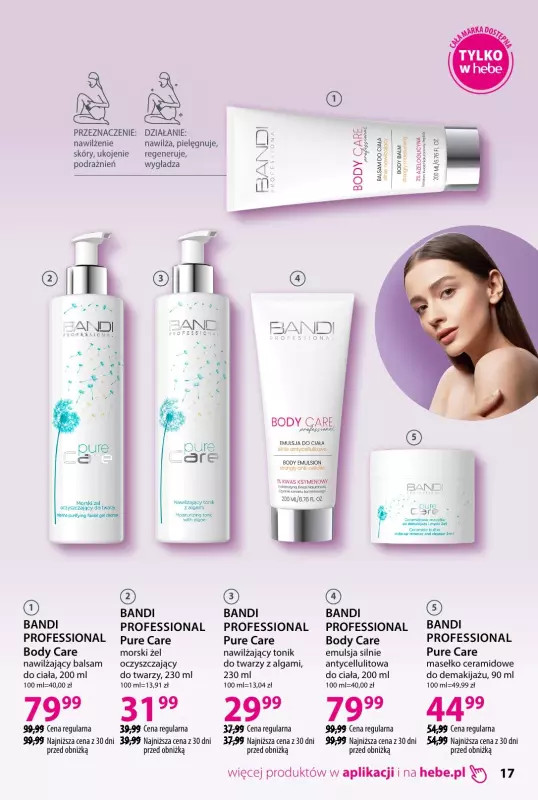 Hebe - gazetka promocyjna Katalog od piątku 01.08 do niedzieli 31.08 - strona 17