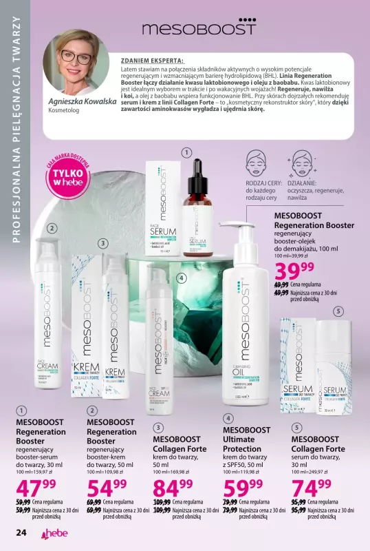 Hebe - gazetka promocyjna Katalog od piątku 01.08 do niedzieli 31.08 - strona 24