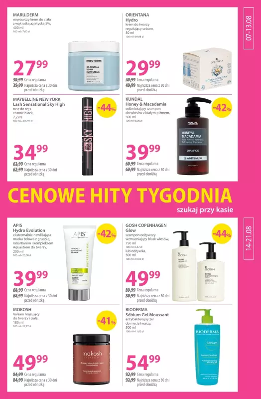 Hebe - gazetka promocyjna Gazetka od czwartku 07.08 do czwartku 21.08 - strona 9