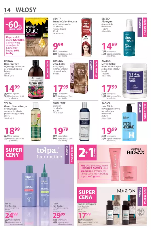 Hebe - gazetka promocyjna Gazetka od czwartku 07.08 do czwartku 21.08 - strona 14