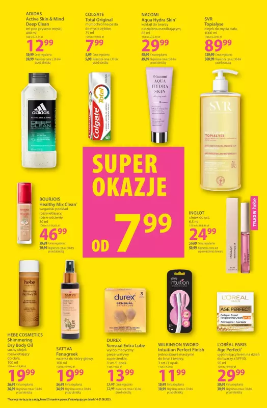 Hebe - gazetka promocyjna Gazetka od czwartku 07.08 do czwartku 21.08 - strona 17