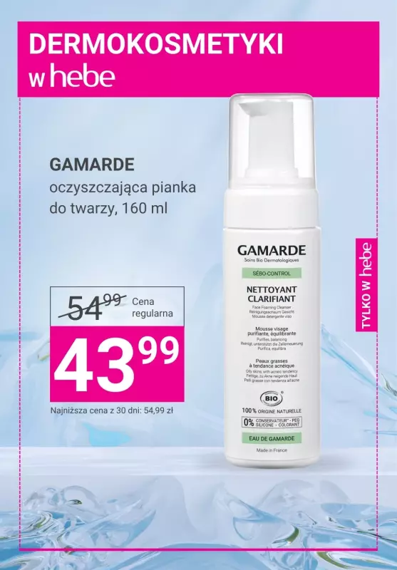 Hebe - gazetka promocyjna Niezbędnik pielęgnacyjny - DERMOKOSMETYKI od środy 27.08 do niedzieli 07.09 - strona 4