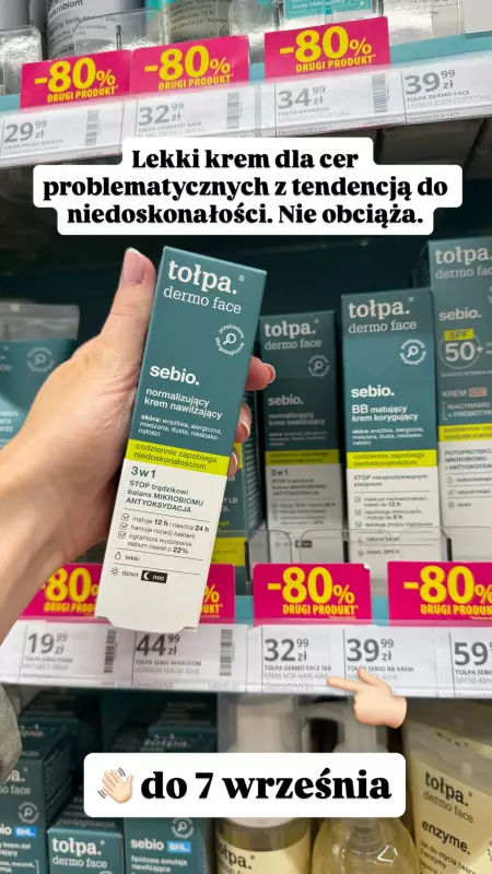 Hebe - gazetka promocyjna Zakupowe Inspiracje w Hebe od poniedziałku 01.09 