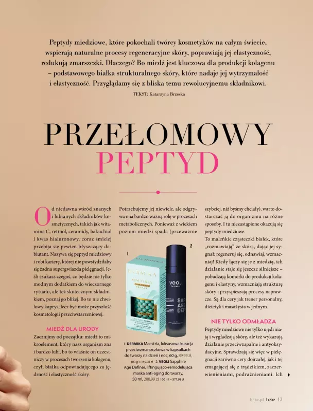 Hebe - gazetka promocyjna Magazyn Kolorami jesień się zaczyna od wtorku 02.09 do piątku 31.10 - strona 43