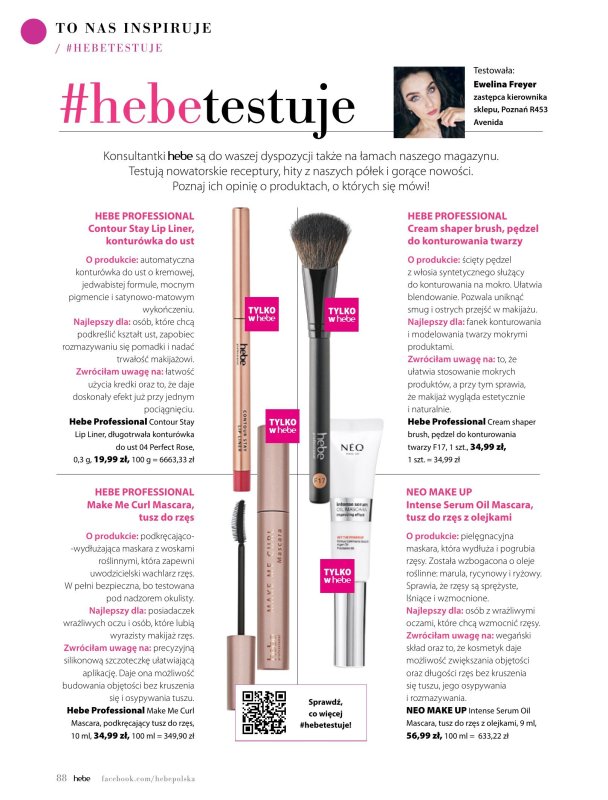 Hebe - gazetka promocyjna Magazyn Kolorami jesień się zaczyna od wtorku 02.09 do piątku 31.10 - strona 88
