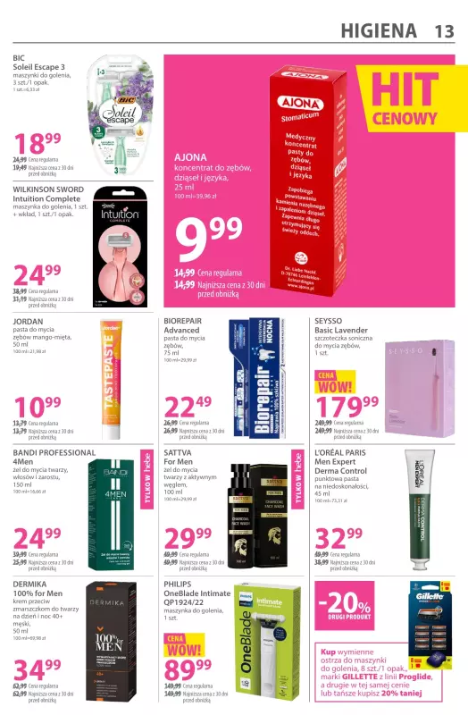 Hebe - gazetka promocyjna Gazetka od wtorku 09.09 do niedzieli 21.09 - strona 13