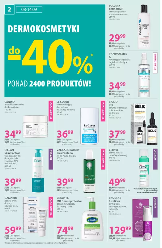 Hebe - gazetka promocyjna Gazetka od wtorku 09.09 do niedzieli 21.09 - strona 2