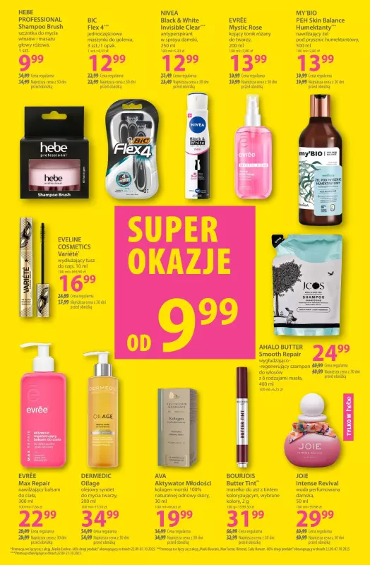Hebe - gazetka promocyjna Gazetka od poniedziałku 22.09 do wtorku 07.10 - strona 15