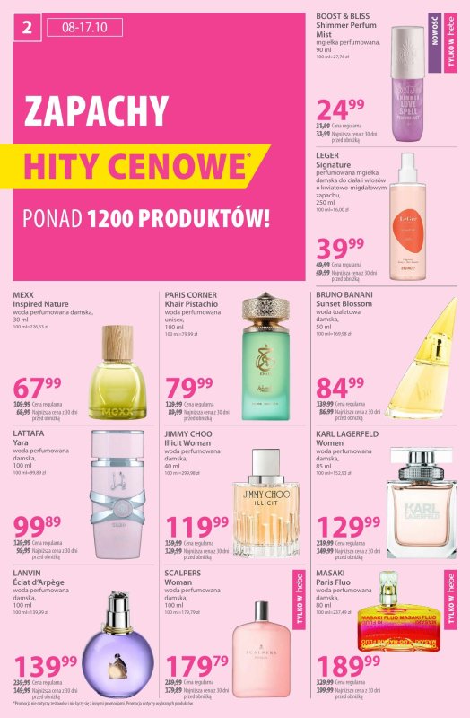 Hebe - gazetka promocyjna Gazetka od środy 08.10 do wtorku 21.10 - strona 2