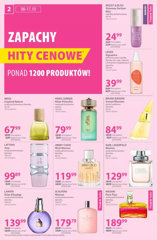 Hebe - gazetka promocyjna Gazetka od środy 08.10 do wtorku 21.10 - strona 2