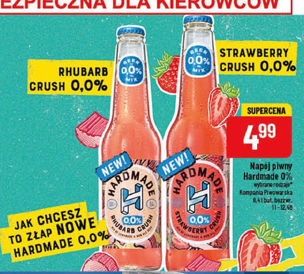 Piwo HARDMADE RASPBERRY CRUSH cena promocje opinie sklep Blix