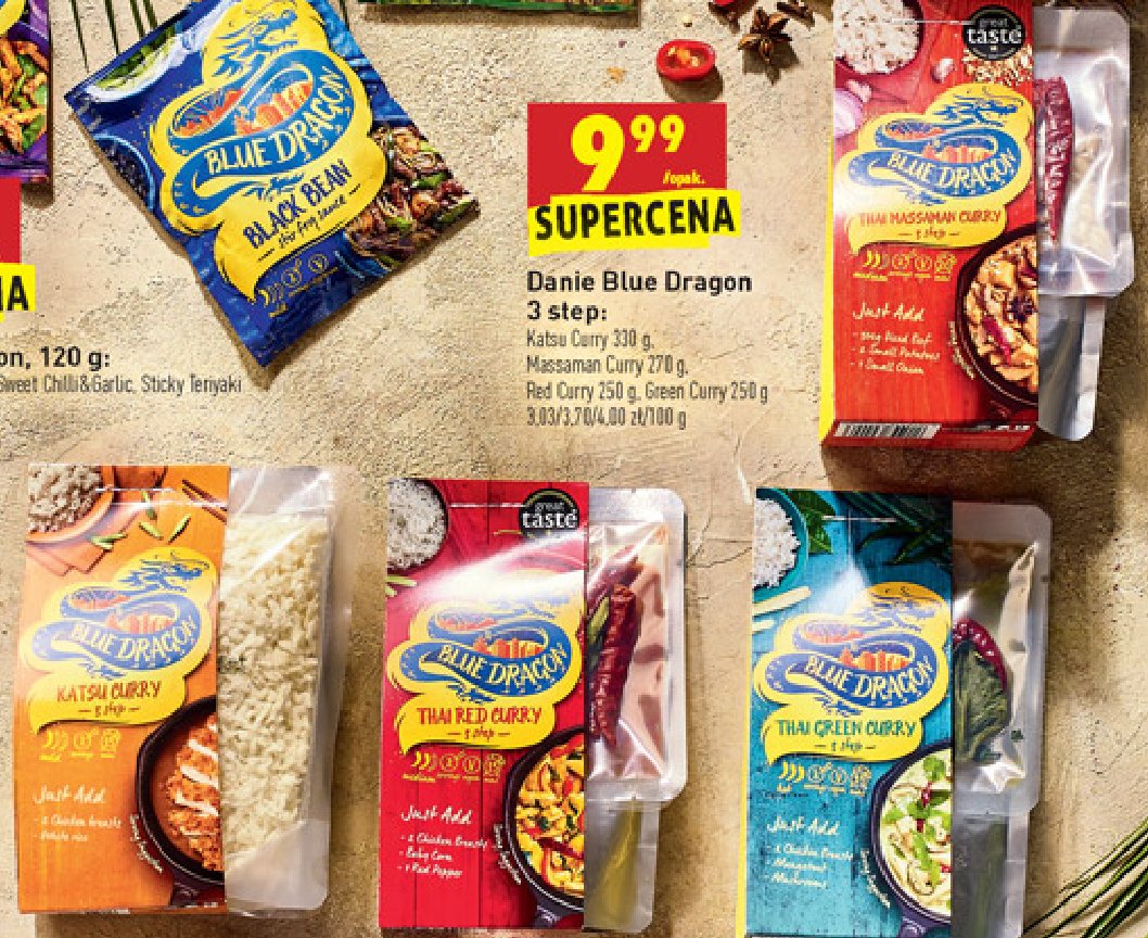 Katsu curry Blue dragon cena promocje opinie sklep Blix.pl