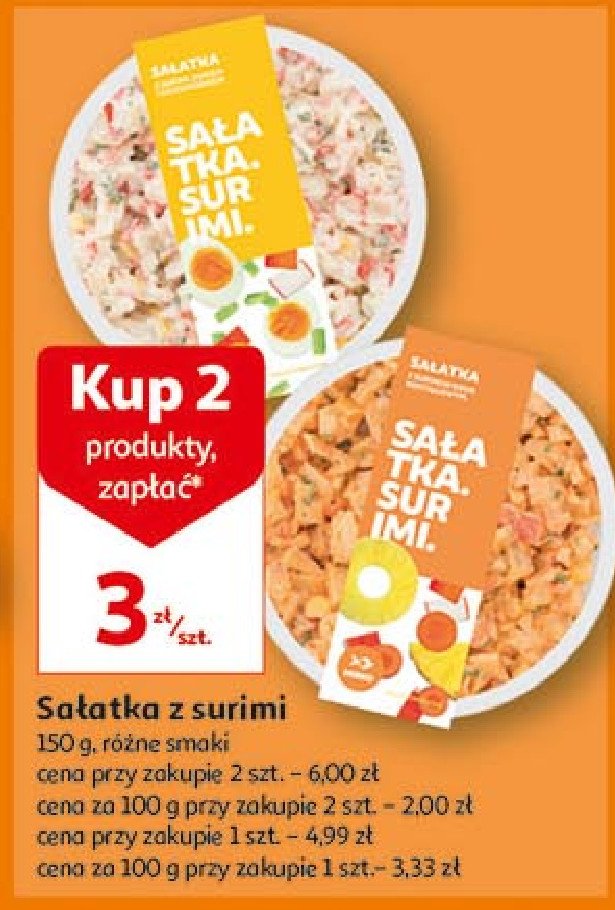 Sałatka surimi z ananasem Mirko cena promocje opinie sklep