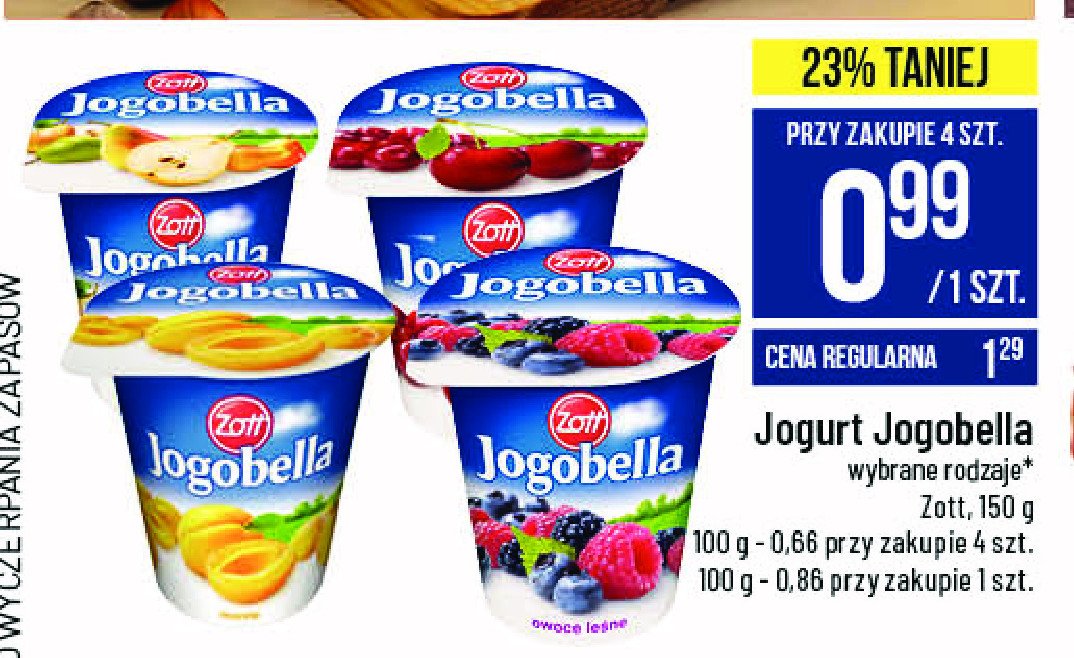 Jogobella Jogobella Bez Owoców Sama Chemia Jogurt gruszka Zott jogobella - cena - promocje - opinie - sklep | Blix